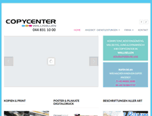 Tablet Screenshot of copycenter1.ch